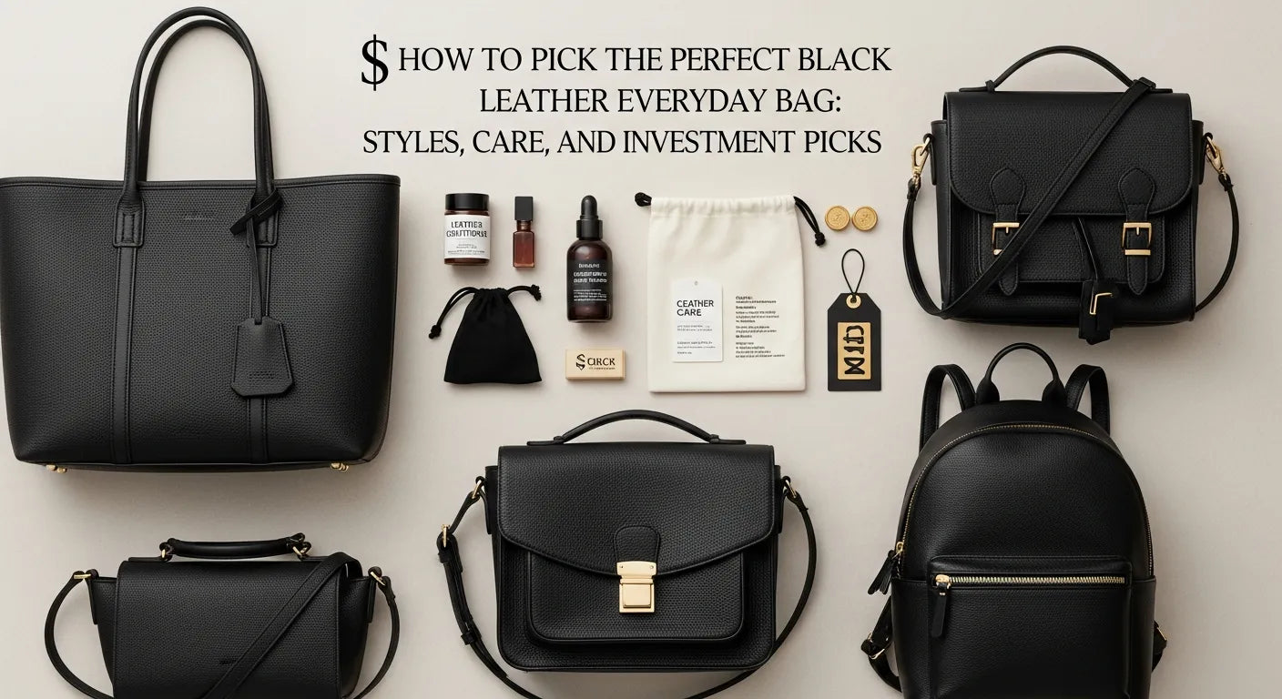 How to Pick the Perfect Black Leather Everyday Bag: Styles, Care, and Investment Picks
