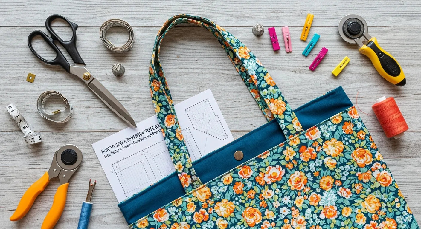 How to Sew a Reversible Tote Bag: Free Pattern, Step‑by‑Step Guide, and Pro Tips