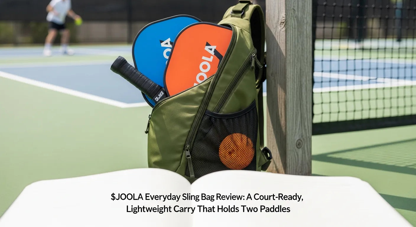 JOOLA Everyday Sling Bag Review: A Court-Ready, Lightweight Carry That Holds Two Paddles