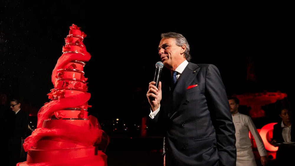 Lancel Sees Red for 150th Anniversary Dinner in Paris