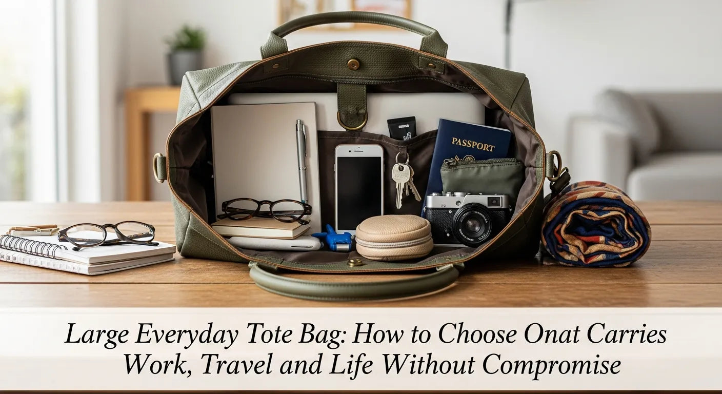 Large Everyday Tote Bag: How to Choose One That Carries Work, Travel and Life Without Compromise