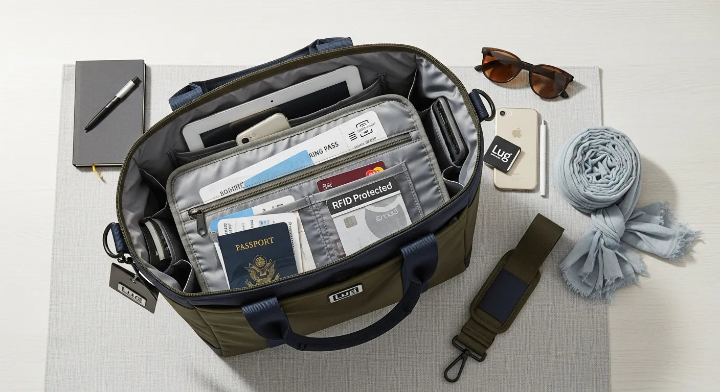 Lug Windjammer Everyday Tote Bag Review: A Hands-On Look at the Convertible, RFID-Protected Tote Built for Organization