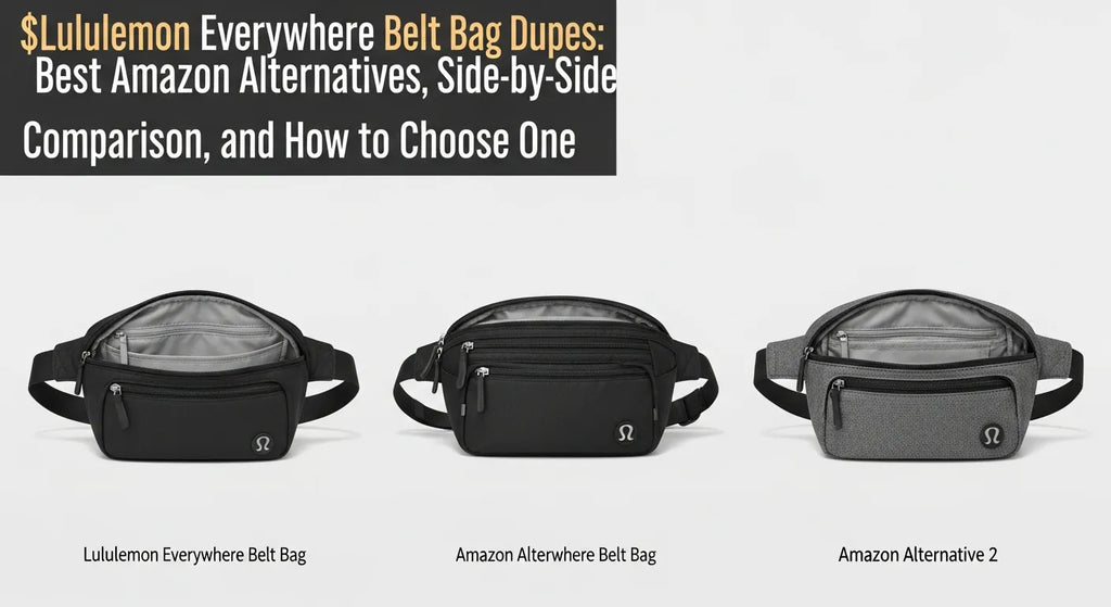 Lululemon Everywhere Belt Bag Dupes: Best Amazon Alternatives, Side‑by‑Side Comparison, and How to Choose One