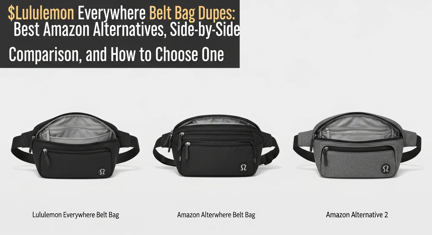 Lululemon Everywhere Belt Bag Dupes: Best Amazon Alternatives, Side‑by‑Side Comparison, and How to Choose One