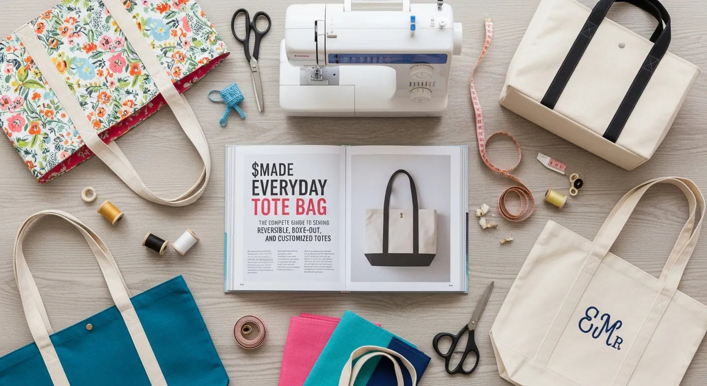 Made Everyday Tote Bag: The Complete Guide to Sewing Reversible, Boxed-Out, and Customized Totes