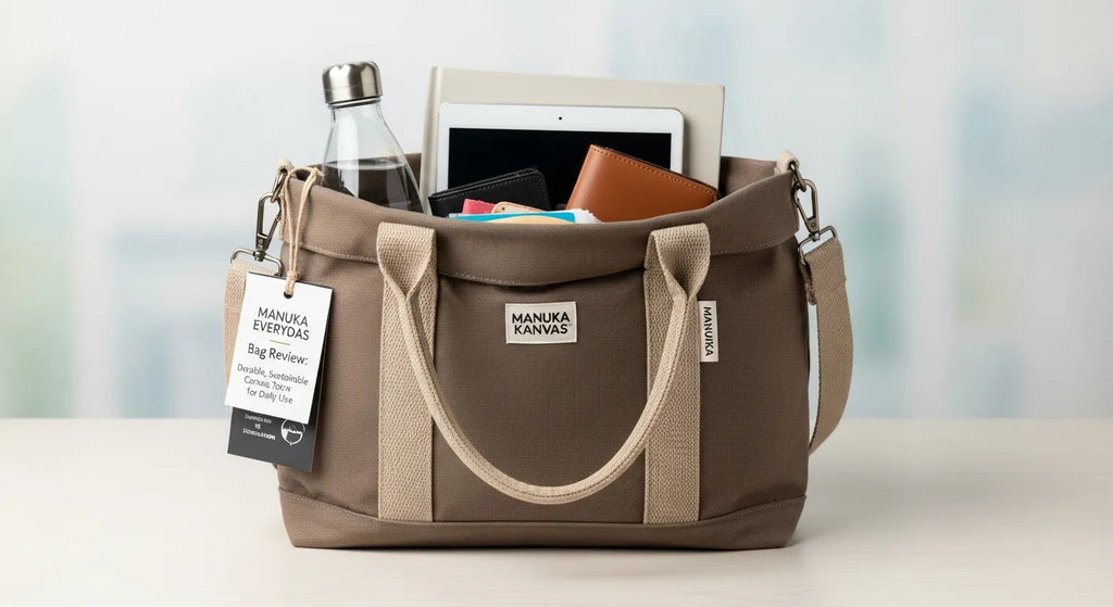 Manuka Kanvas Everyday Bag Review: Durable, Sustainable Canvas Tote for Daily Use