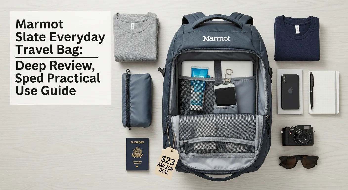 Marmot Slate Everyday Travel Bag: Deep Review, $23 Amazon Deal, Specs and Practical Use Guide