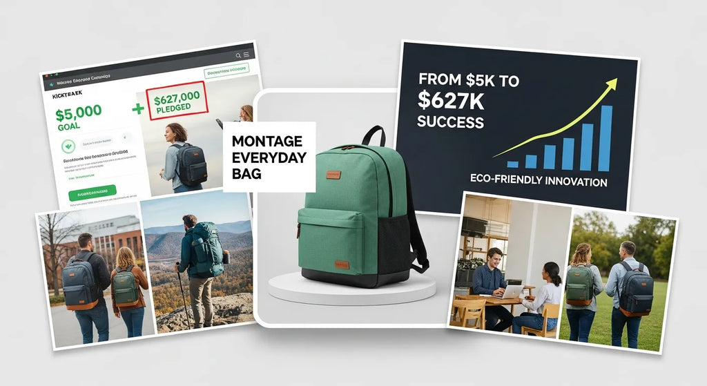 Montage Everyday Bag: How an Eco-Friendly Backpack Turned a $5,000 Kickstarter Goal into a $627K Success—and What That Means for Everyday Carry