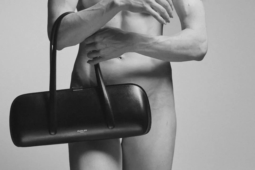 Mugler casts a female bodybuilder to sell its first handbags by Miguel Castro Freitas