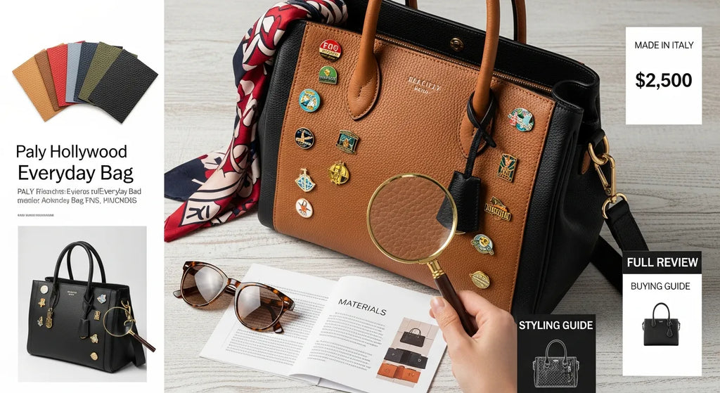 Paly Hollywood Everyday Bag: A $2,500 Made-in-Italy Carryall Dressed in Vintage Pins — Full Review, Materials, Styling, and Buying Guide