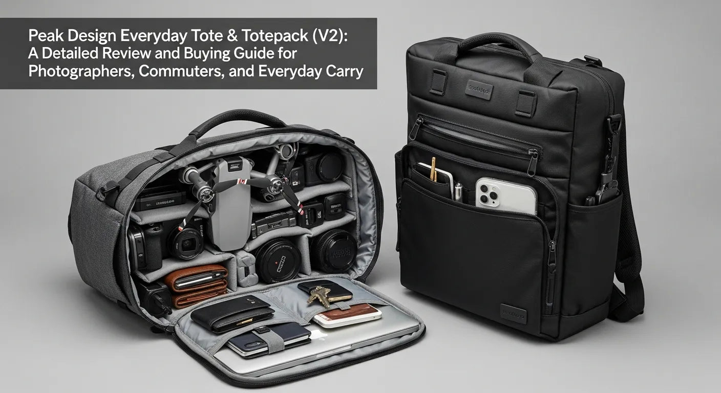 Peak Design Everyday Tote & Totepack (V2): A Detailed Review and Buying Guide for Photographers, Commuters, and Everyday Carry
