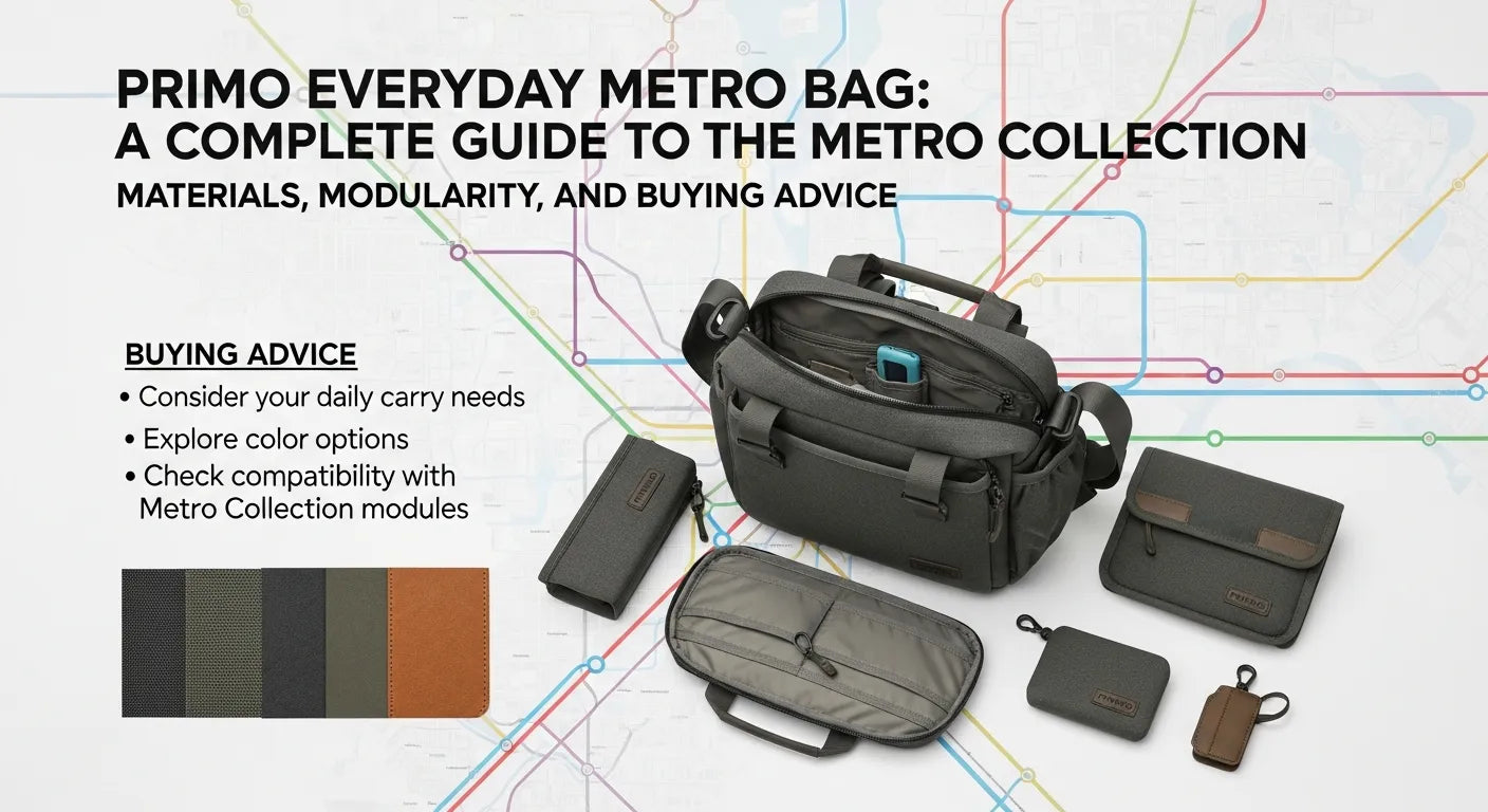 Primo Everyday Metro Bag: A Complete Guide to the Metro Collection — Materials, Modularity, and Buying Advice