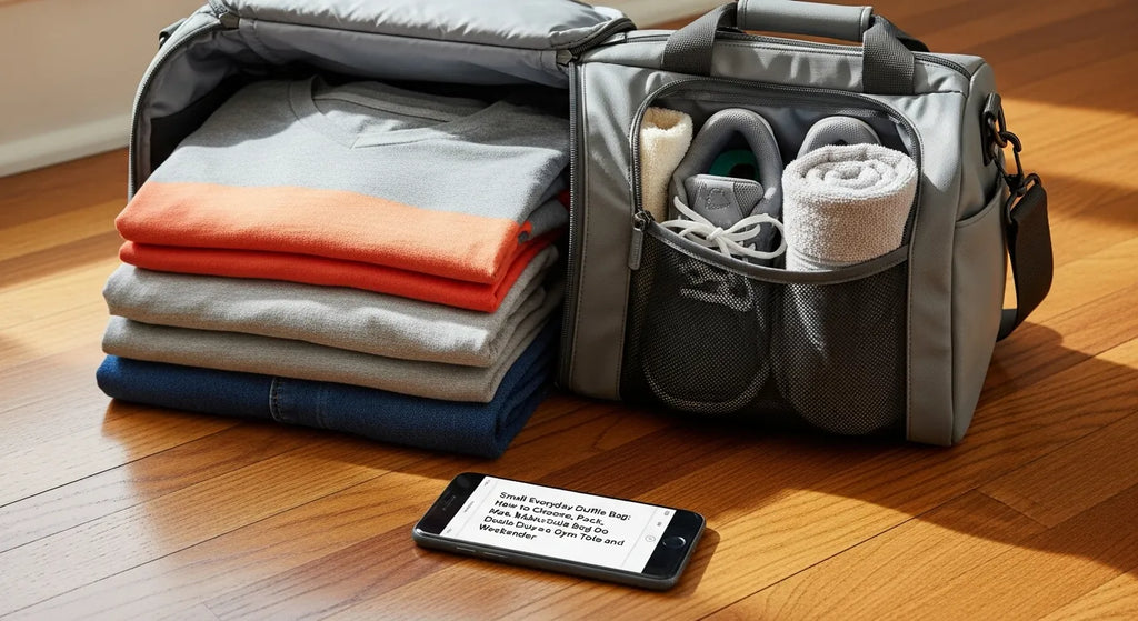Small Everyday Duffle Bag: How to Choose, Pack, and Make One Bag Do Double Duty as a Gym Tote and Weekender