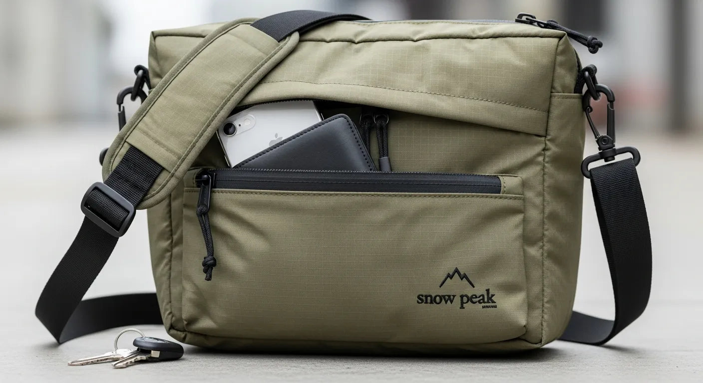 Snow Peak Everyday Shoulder Bag: a practical, PFAS‑free shoulder bag for everyday carry