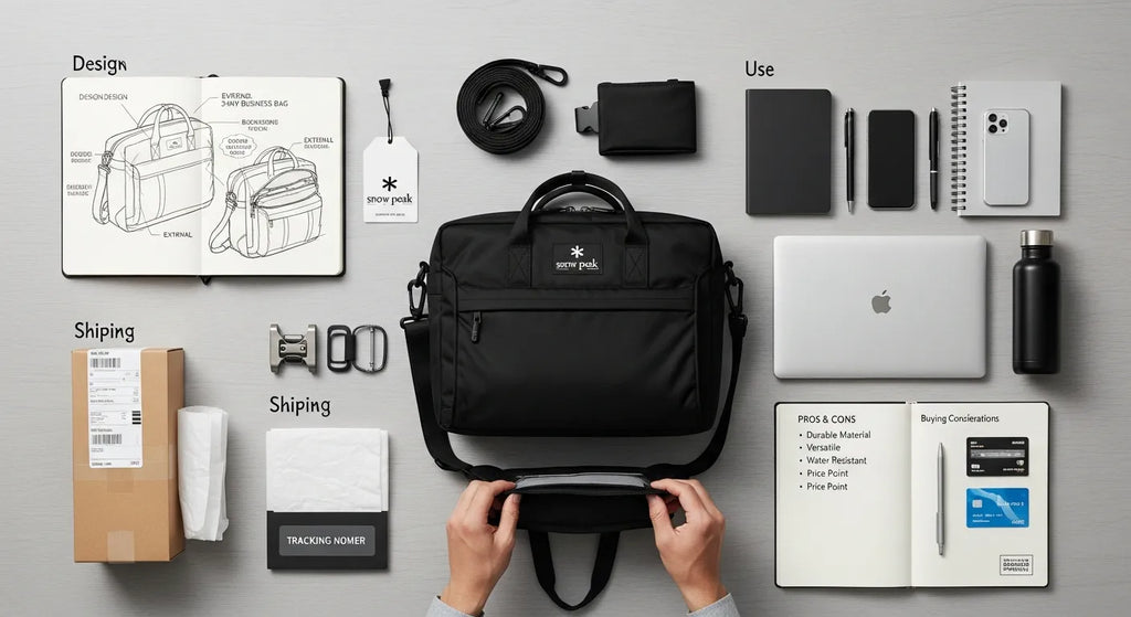 Snow Peak Everyday Use 3-Way Business Bag (Black): A Complete Guide to Design, Use, Shipping and Buying Considerations