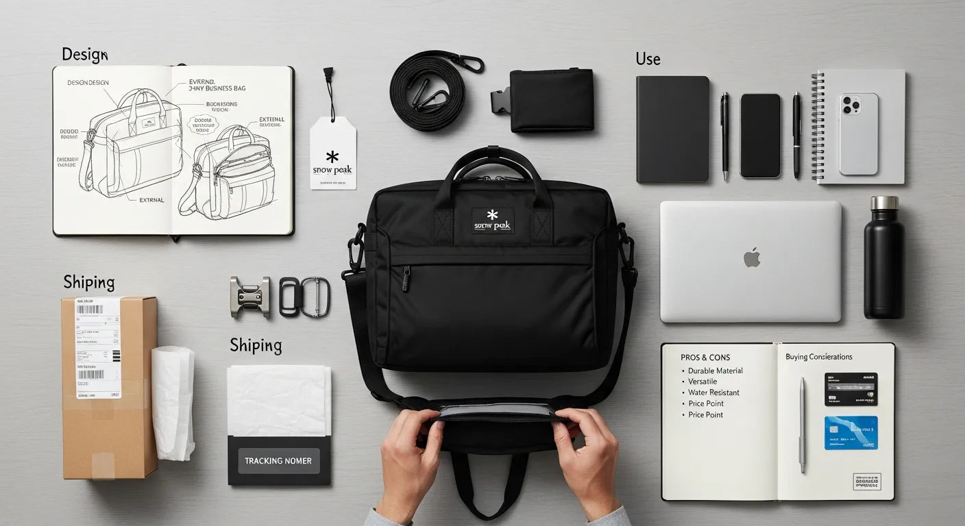 Snow Peak Everyday Use 3-Way Business Bag (Black): A Complete Guide to Design, Use, Shipping and Buying Considerations