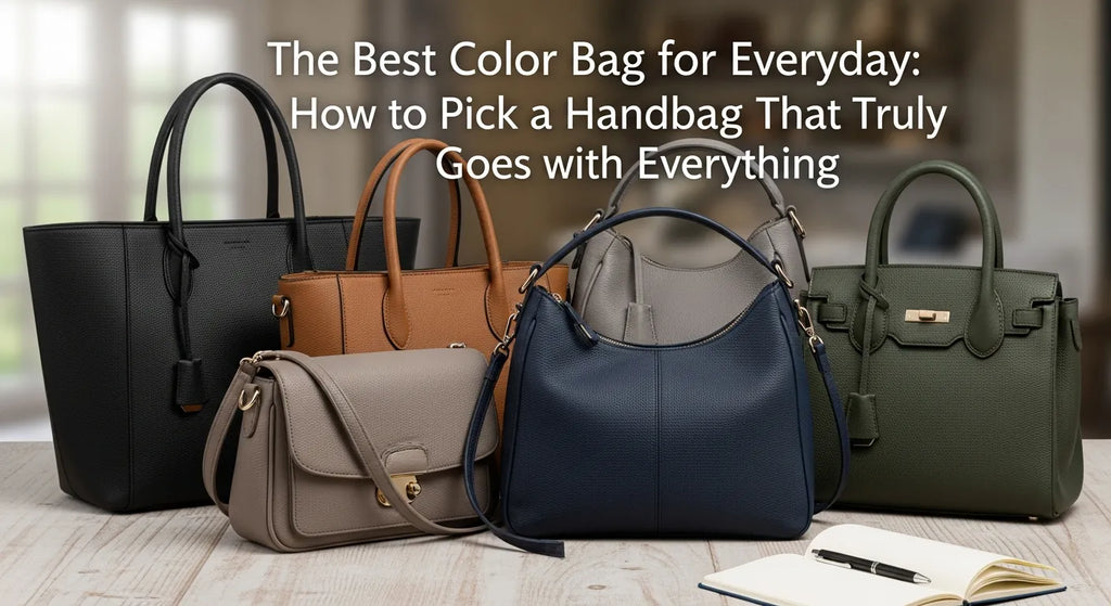 The best color bag for everyday: how to pick a handbag that truly goes with everything