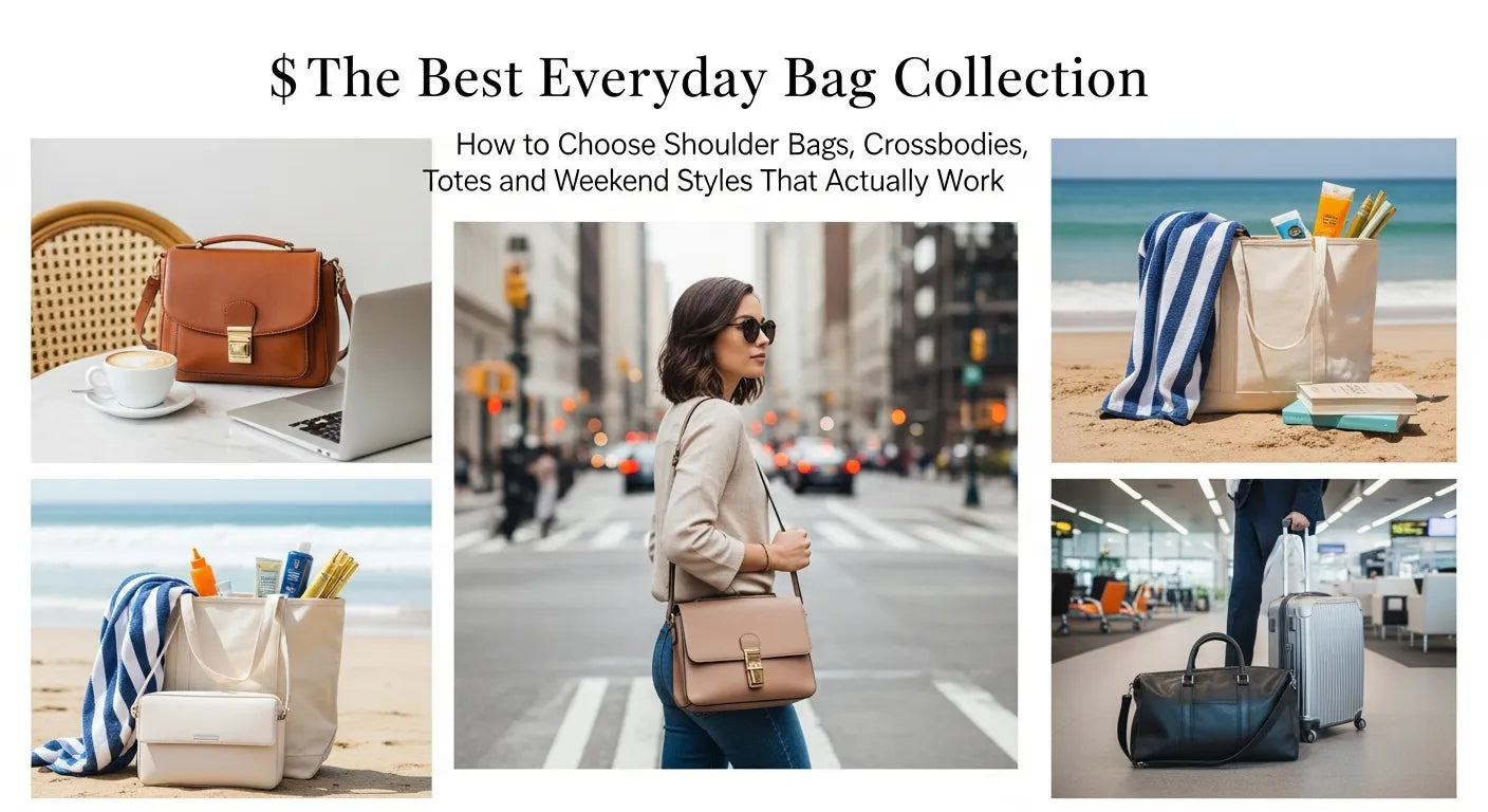 The Best Everyday Bag Collection: How to Choose Shoulder Bags, Crossbodies, Totes and Weekend Styles That Actually Work