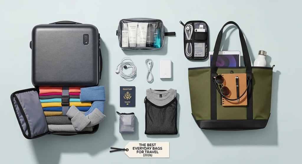 The Best Everyday Bags for Travel (2026): Luggage, Totes, and Organizers That Actually Work