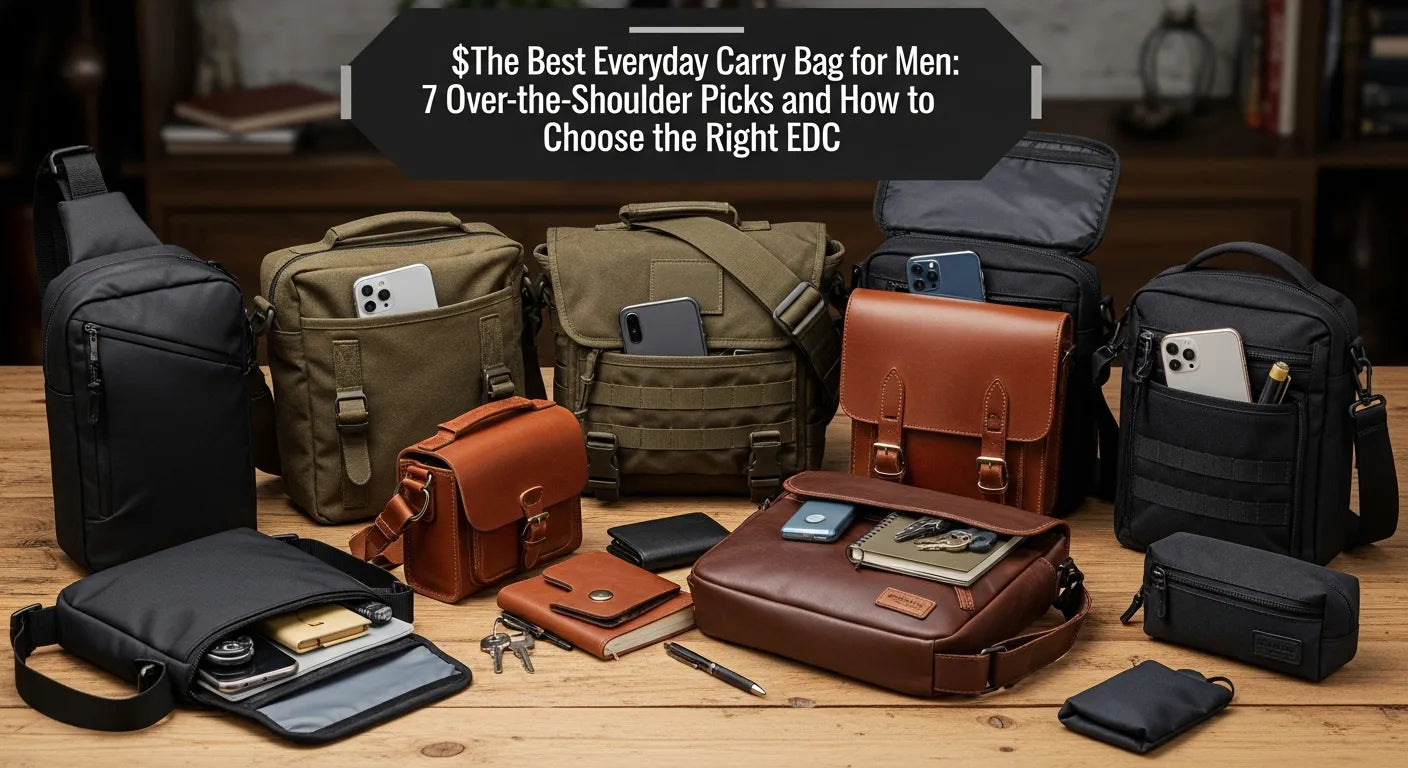 The Best Everyday Carry Bag for Men: 7 Over-the-Shoulder Picks and How to Choose the Right EDC