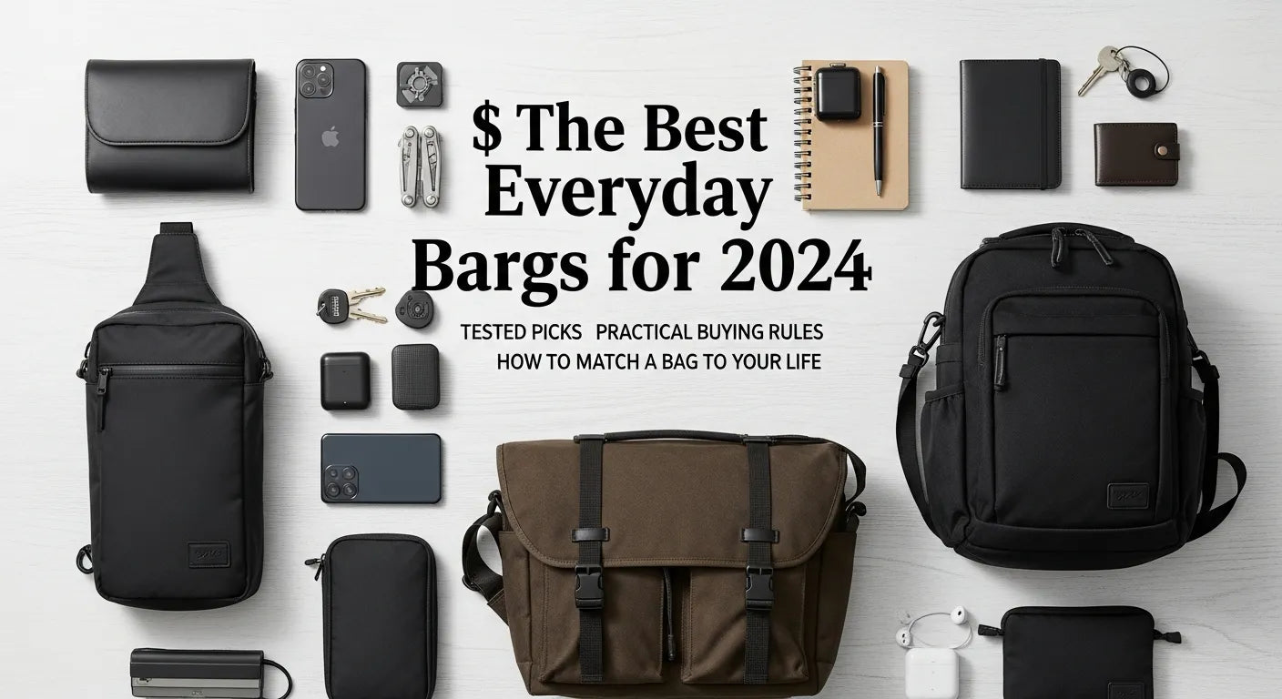 The Best Everyday Carry Bags for 2024: Tested Picks, Practical Buying Rules, and How to Match a Bag to Your Life
