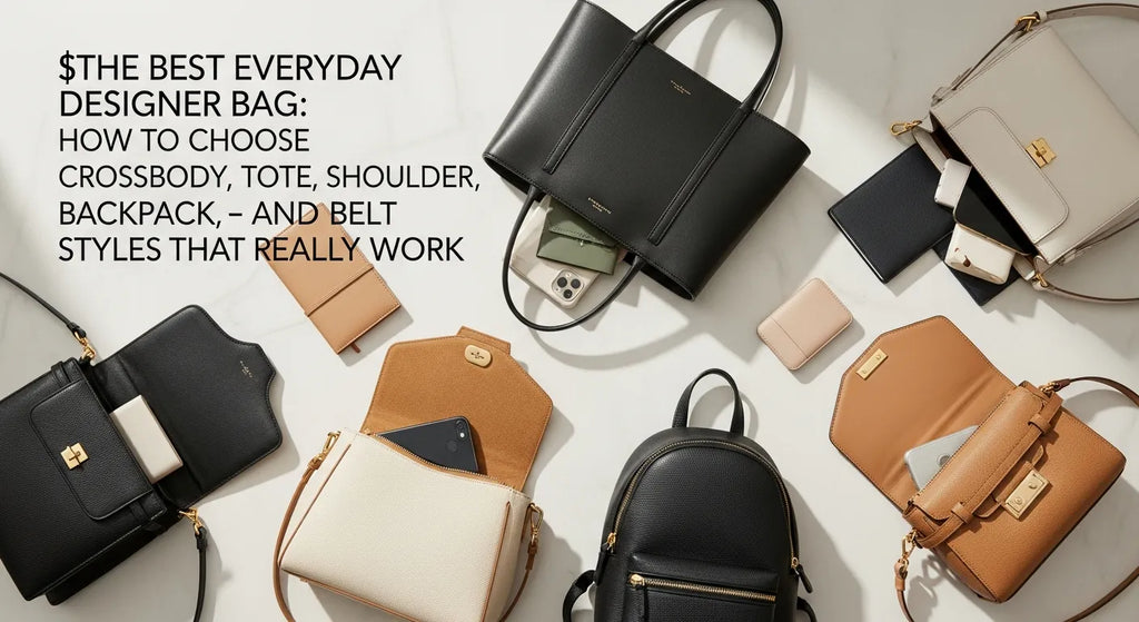 The Best Everyday Designer Bag: How to Choose Crossbody, Tote, Shoulder, Backpack, and Belt Styles That Really Work