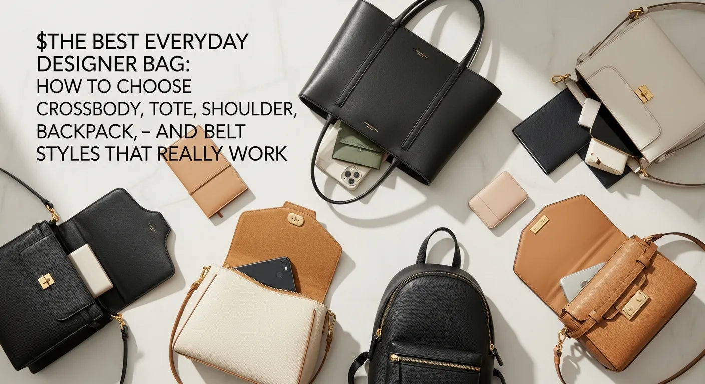The Best Everyday Designer Bag: How to Choose Crossbody, Tote, Shoulder, Backpack, and Belt Styles That Really Work