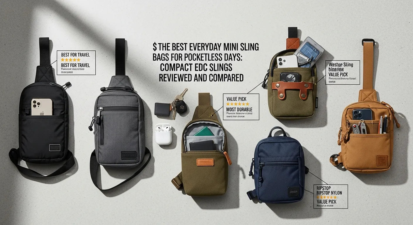 The Best Everyday Mini Sling Bags for Pocketless Days: Compact EDC Slings Reviewed and Compared