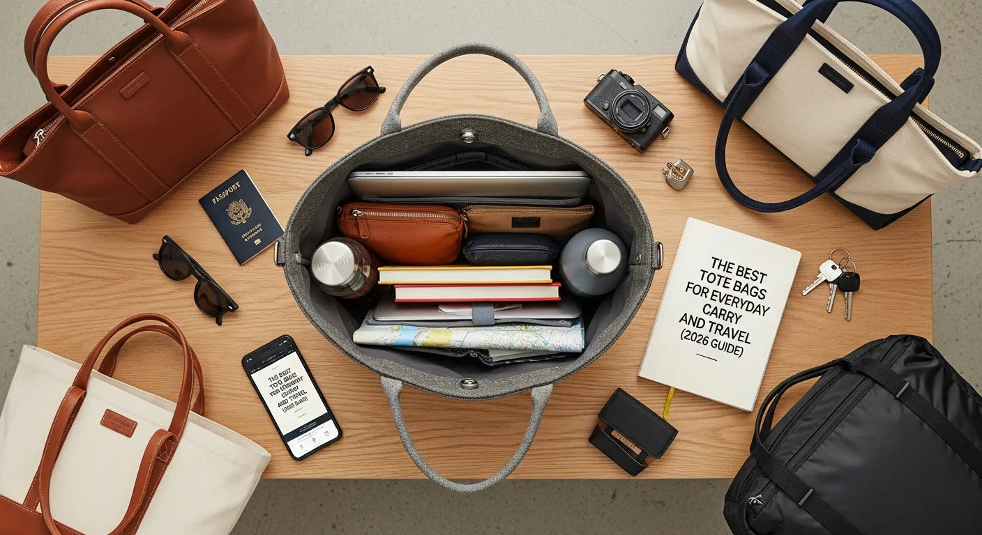 The Best Tote Bags for Everyday Carry and Travel (2026 Guide)