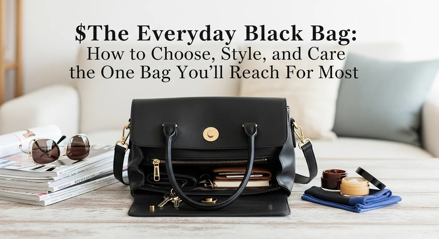 The Everyday Black Bag: How to Choose, Style, and Care the One Bag You’ll Reach For Most