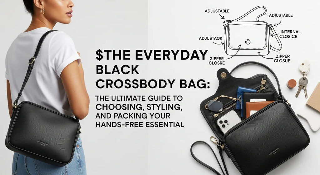 The Everyday Black Crossbody Bag: Ultimate Guide to Choosing, Styling, and Packing Your Hands-Free Essential