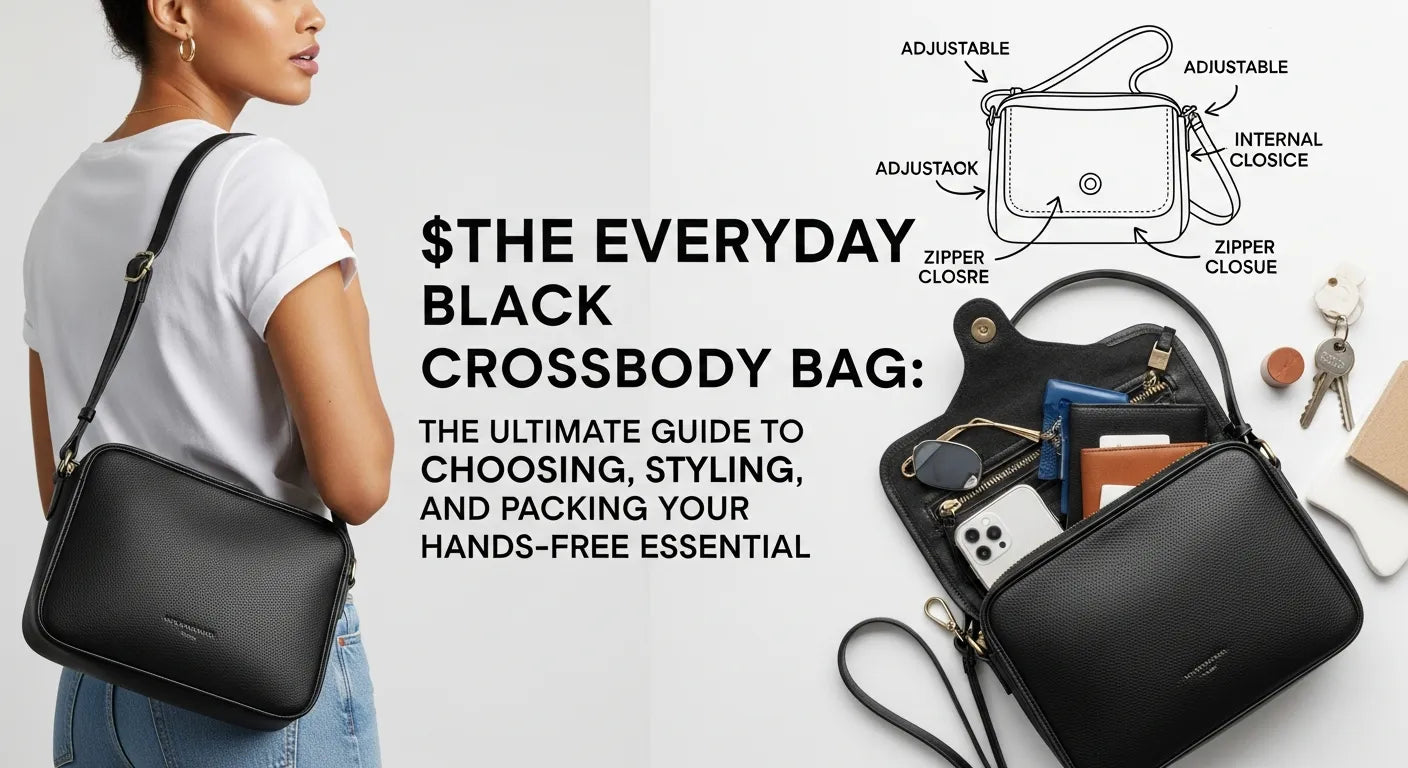The Everyday Black Crossbody Bag: Ultimate Guide to Choosing, Styling, and Packing Your Hands-Free Essential