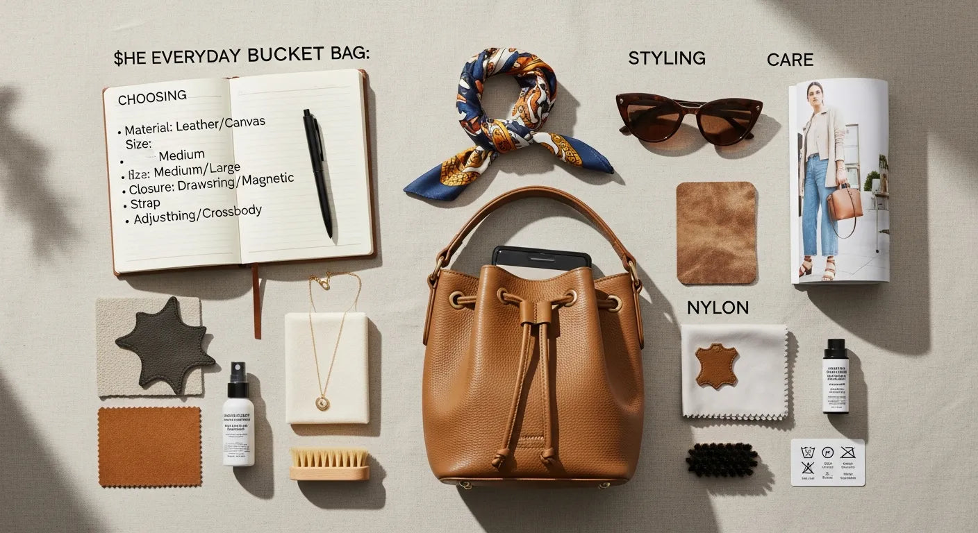 The Everyday Bucket Bag: How to Choose, Style, and Care the Most Versatile Handbag