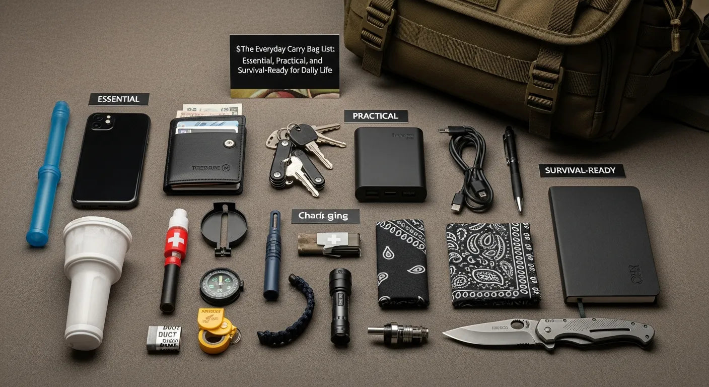 The Everyday Carry Bag List: Essential, Practical, and Survival‑Ready Gear for Daily Life