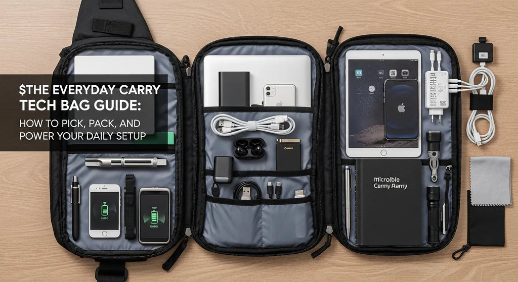 The Everyday Carry Tech Bag Guide: How to Pick, Pack, and Power Your Daily Setup