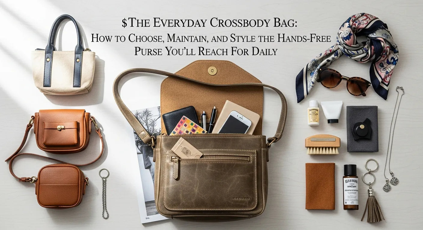 The Everyday Crossbody Bag: How to Choose, Maintain, and Style the Hands-Free Purse You'll Reach For Daily
