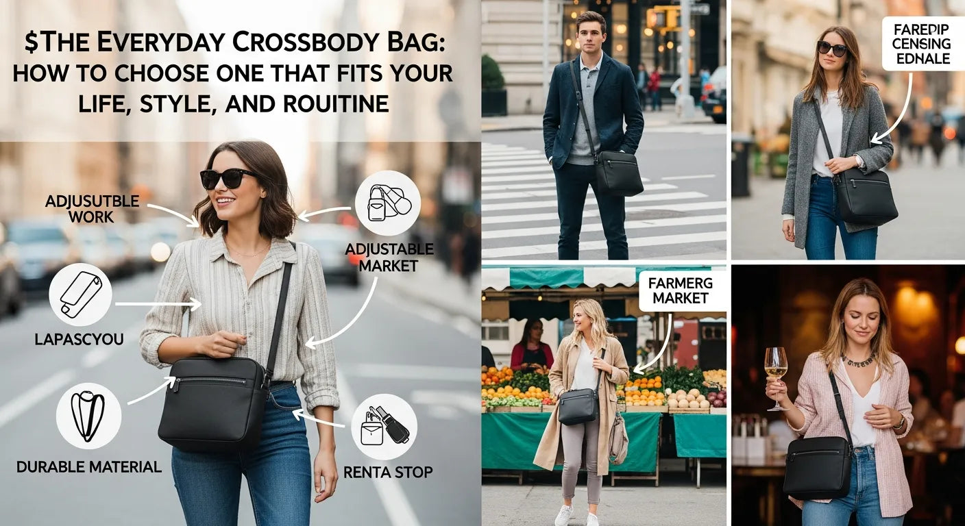 The Everyday Crossbody Bag: How to Choose One That Fits Your Life, Style, and Routine