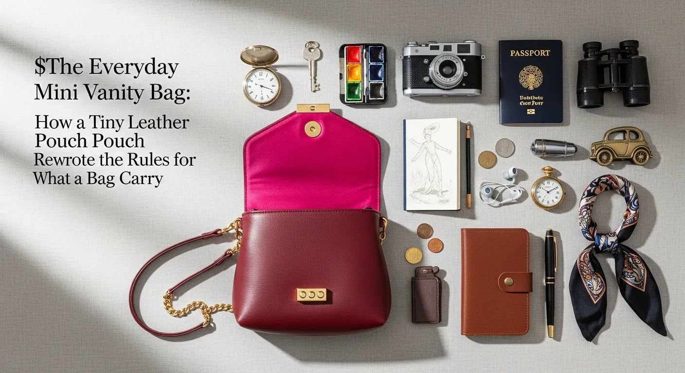 The Everyday Mini Vanity Bag: How a Tiny Leather Pouch Rewrote the Rules for What a Bag Can Carry