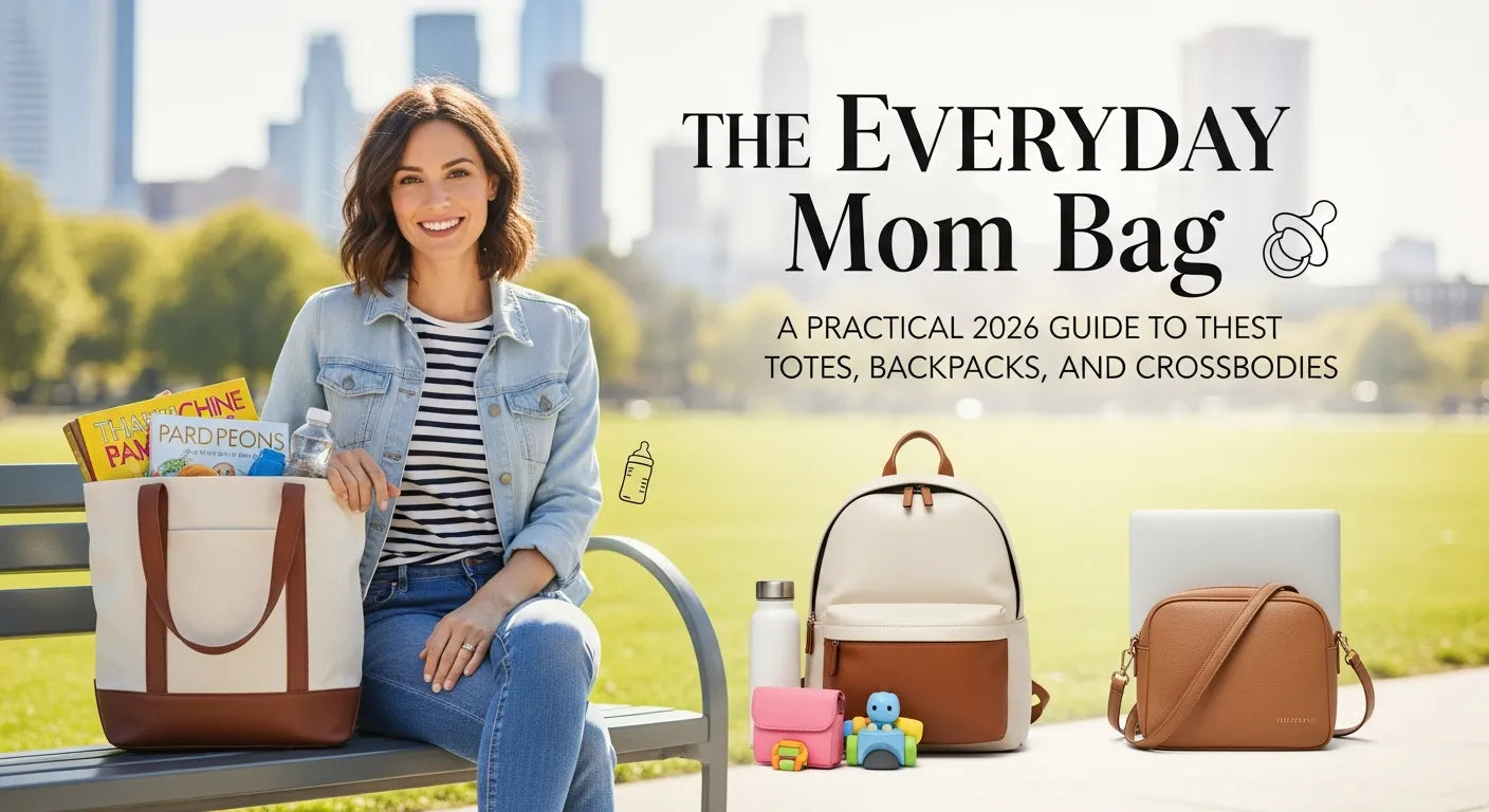 The Everyday Mom Bag: A Practical 2026 Guide to the Best Totes, Backpacks, and Crossbodies