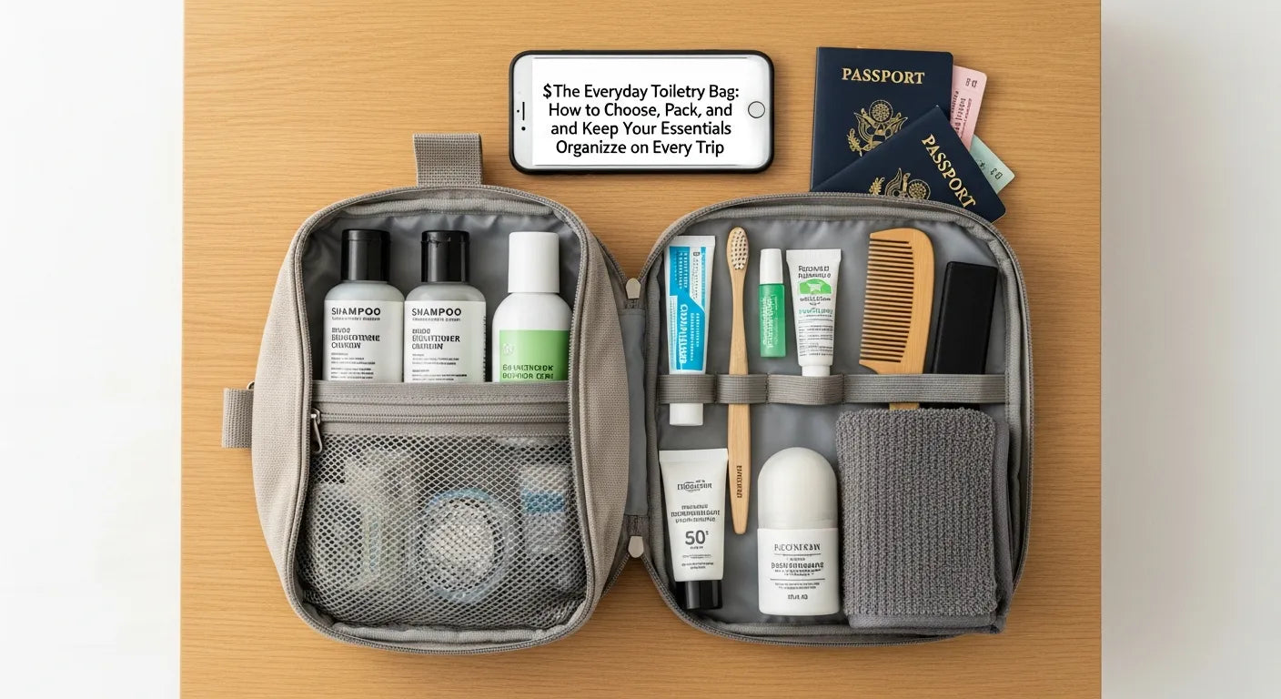 The Everyday Toiletry Bag: How to Choose, Pack, and Keep Your Essentials Organized on Every Trip