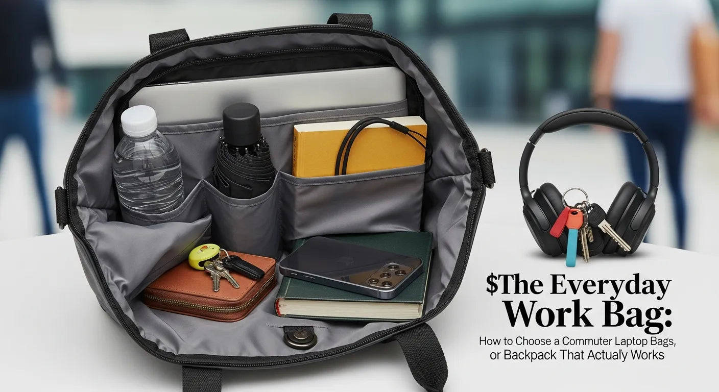 The Everyday Work Bag: How to Choose a Commuter Tote, Laptop Bag, or Backpack That Actually Works
