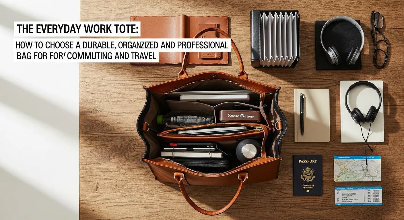 The Everyday Work Tote: How to Choose a Durable, Organized, and Professional Bag for Commuting and Travel