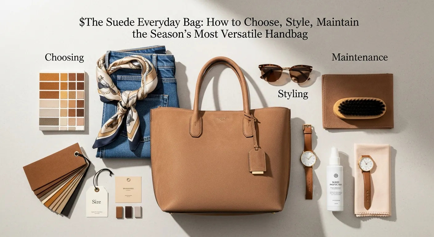 The Suede Everyday Bag: How to Choose, Style, and Maintain the Season’s Most Versatile Handbag