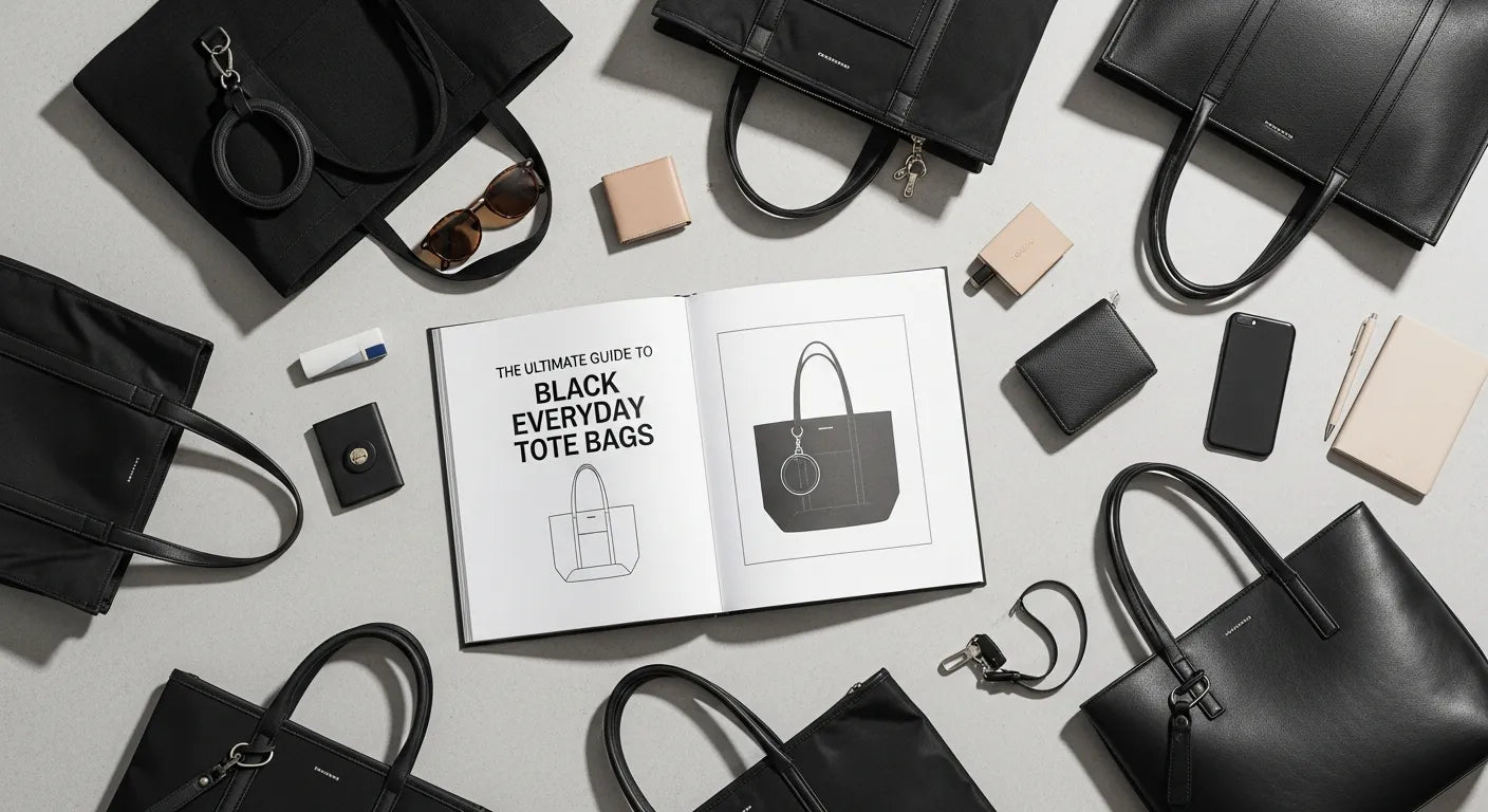 The Ultimate Guide to Black Everyday Tote Bags: Design, Size, and What to Buy
