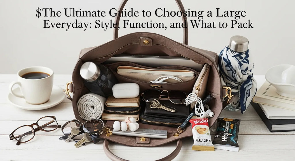 The Ultimate Guide to Choosing a Large Everyday Bag: Style, Function, and What to Pack