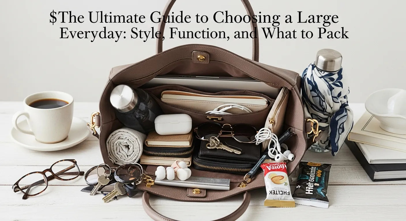 The Ultimate Guide to Choosing a Large Everyday Bag: Style, Function, and What to Pack