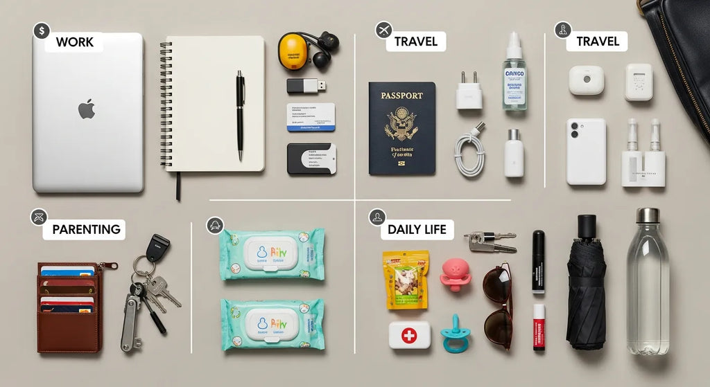What to Keep in Your Everyday Bag: The Ultimate EDC Checklist for Work, Travel, Parenting, and Daily Life