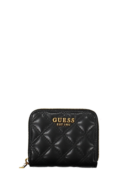 GUESS JEANS WOMEN'S WALLET BLACK